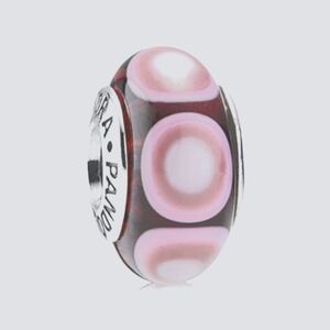 EUC Authentic Pandora Murano Stepping Stone Charm, RETIRED